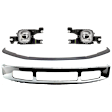 4-Piece Kit, Front Bumper, Chrome, Includes (1) Bumper, (1) Bumper Trim, and (2) Fog Light