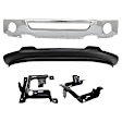 2008 Ford F-150 - 4-Piece Kit Front Bumper, Chrome, Includes (1) Bumper, (2) Bumper Bracket, and (1) Valance
