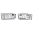 2008 Chevrolet Silverado 2500 HD - 3-Piece Kit Front Bumper, Chrome, Includes (1) Bumper, (2) Fog Light, and (1) Valance
