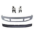 4-Piece Kit Front Bumper, Paint to Match, Includes (1) Bumper, (2) Fog Light, and (1) Valance