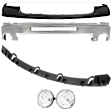 4-Piece Kit Front Bumper Chrome, Includes (1) Bumper, (1) Bumper Cover, (1) Fog Light and (1) Bumper Bracket