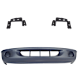 1999 Dodge Dakota - 3-Piece Kit Front, Lower Primed Bumper Cover, For Models With 2-Piece Bumper, Includes (2) Bumper Bracket and (1) Bumper Cover