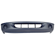 1999 Dodge Dakota - 3-Piece Kit Front, Lower Primed Bumper Cover, For Models With 2-Piece Bumper, Includes (2) Bumper Bracket and (1) Bumper Cover