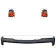 3-Piece Kit, Front Textured Bumper Cover, Includes (1) Bumper Cover and (2) Corner Light