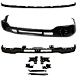 3-Piece Kit Front Bumper, Painted Black, Includes (1) Bumper, (1) Bumper Cover, and (1) Valance