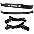 3-Piece Kit Front, Driver and Passenger Side Bumper Bracket, Includes (1) Bumper Bracket, (1) Bumper Cover and (1) Valance