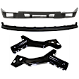 3-Piece Kit Front, Driver and Passenger Side Bumper Bracket, Includes (1) Bumper Bracket, (1) Bumper Cover and (1) Valance
