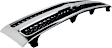 2010 Chevrolet Silverado 1500 - 3-Piece Kit Grille, Chrome Shell with Textured Black Insert,  Includes (1) Grille Assembly and (2) Headlight