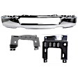 2004 Ford F-150 - 3-Piece Kit Front Bumper, New Body Style, Chrome, Includes (1) Bumper and (2) Bumper Bracket