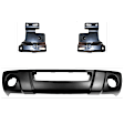 3-Piece Kit Front Valance, For Models With Fog Lights, Valance Panel, Primed, Includes (2) Bumper Bracket and (1) Valance