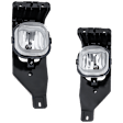 2005 Ford F-350 Super Duty Lariat - 3-Piece Kit Front Bumper, For Models Without Fender Flare Holes, Chrome, Includes (1) Bumper, (1) Fog Light and (1) Valance