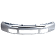 2005 Ford F-350 Super Duty Lariat - 3-Piece Kit Front Bumper, For Models Without Fender Flare Holes, Chrome, Includes (1) Bumper, (1) Fog Light and (1) Valance