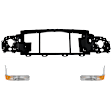 2002 Ford Excursion Limited - 3-Piece Kit Header Panel,  Includes (2) Corner Light and (1) Header Panel