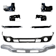 8-Piece Kit, Front Bumper, Chrome, Includes (1) Bumper, (6) Bumper Bracket, and (1) Bumper Cover