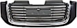 4-Piece Kit Grille Painted Black Shell with Painted Gray Insert, Includes (1) Bumper Cover, (2) Fog Light, and (1) Grille Assembly