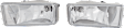 2-Piece Kit Front Bumper Chrome, Includes (1) Bumper and (1) Fog Light