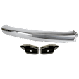 2008 Chevrolet Silverado 1500 - 3-Piece Kit Front Bumper, Chrome, Includes (1) Bumper and (2) Bumper Bracket