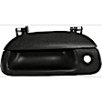 3-Piece Kit Tailgate Handle, Textured Black, Plastic, Without Camera Hole With Key Hole, Includes (2) Exterior Door Handle and (1) Tailgate Handle