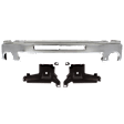 3-Piece Kit, Front Bumper, Chrome, Includes (1) Bumper and (2) Bumper Bracket