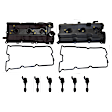 2003 Nissan 350Z - 8-Piece Kit Driver and Passenger Side Valve Cover, Includes (6) Ignition Coil and (2) Valve Cover