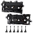 8-Piece Kit Driver and Passenger Side Valve Cover, Includes (6) Ignition Coil and (2) Valve Cover