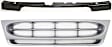 2001 Ford E-250 Econoline Base - 2-Piece Kit Grille, Painted Silver, For Models With Sealed Beam Headlights,  Includes (1) Bumper Filler and (1) Grille Assembly