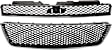 2016 Chevrolet Impala Limited - 2-Piece Kit Grille, Chrome Shell with Dark Gray Insert, Sedan,  Includes (1) Bumper Grille and (1) Grille Assembly