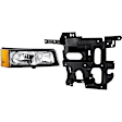 2-Piece Kit Front, Passenger Side Turn Signal Light, Without bulb(s), Includes (1) Turn Signal Light and (1) Headlight Bracket