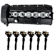 7-Piece Kit Valve Cover, Includes (6) Ignition Coil and (1) Valve Cover