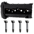 2008-2010 Chrysler Sebring - 5-Piece Kit Valve Cover, Includes (4) Ignition Coil and (1) Valve Cover