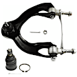 2-Piece Kit Front, Driver Side, Upper Control Arms, Includes (1) Ball Joint and (1) Control Arm