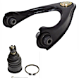 2-Piece Kit Front, Passenger Side, Upper Control Arms, Includes (1) Ball Joint and (1) Control Arm