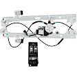 2-Piece Kit Power Window Regulator, Hand-Crank Type, Includes (1) Window Regulator and (1) Window Switch