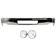 2-Piece Kit Bumper Chrome, Includes (1) Bumper and (1) Fog Light