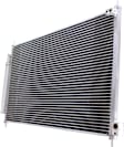 2-Piece Kit Passenger Side Cooling Fan Assembly, Includes (1) A/C Condenser and (1) A/C Condenser Fan