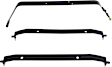 1974 Jeep CJ5 - 2-Piece Kit 15 gallons / 57 liters, Galvanized Steel Fuel Tank, 25-1/4" x 18-1/4" x 10-7/8", Lock Ring Kit Included, Includes (1) Fuel Tank and (1) Fuel Tank Strap