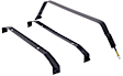 1974 Jeep CJ5 - 2-Piece Kit 15 gallons / 57 liters, Galvanized Steel Fuel Tank, 25-1/4" x 18-1/4" x 10-7/8", Lock Ring Kit Included, Includes (1) Fuel Tank and (1) Fuel Tank Strap