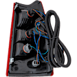 6-Piece Kit Driver and Passenger Side Halogen Tail Light, With bulb(s), Includes (2) Headlight, (2) Tail Light, and (2) Turn Signal Light