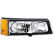 6-Piece Kit Driver and Passenger Side Halogen Tail Light, With bulb(s), Includes (2) Headlight, (2) Tail Light, and (2) Turn Signal Light