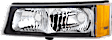 6-Piece Kit Driver and Passenger Side Halogen Tail Light, With bulb(s), Includes (2) Headlight, (2) Tail Light, and (2) Turn Signal Light