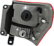 2012-2014 Jeep Grand Cherokee - 4-Piece Kit Driver and Passenger Side, Outer Halogen Tail Light, With bulb(s), Includes (2) Bumper Reflector and (2) Tail Light