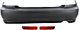 3-Piece Kit, Rear Primed Bumper Cover, Includes (1) Bumper Cover and (2) Side Marker