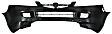3-Piece Kit Driver and Passenger Side Halogen Headlight, Without bulb(s), OE Replacement, Includes (2) Headlight and (1) Bumper Cover
