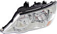2003 Acura TL - 3-Piece Kit Front Primed Bumper Cover,  Includes (1) Bumper Cover and (2) Headlight