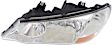 2003 Acura TL - 3-Piece Kit Front Primed Bumper Cover,  Includes (1) Bumper Cover and (2) Headlight