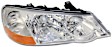 2003 Acura TL - 3-Piece Kit Front Primed Bumper Cover,  Includes (1) Bumper Cover and (2) Headlight