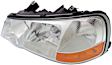 2003 Acura TL - 3-Piece Kit Front Primed Bumper Cover,  Includes (1) Bumper Cover and (2) Headlight
