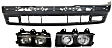 1999 BMW 318ti - 3-Piece Kit Driver and Passenger Side Halogen Headlight, With bulb(s), OE Replacement, Hatchback,  Includes (1) Bumper Cover and (2) Headlight