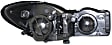 2005-2007 Buick LaCrosse - 3-Piece Kit Driver and Passenger Side Halogen Headlight, With bulb(s), OE Replacement, Includes (2) Headlight and (1) Bumper Cover