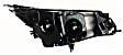2010 Buick LaCrosse - 3-Piece Kit Driver and Passenger Side Halogen Headlight, With bulb(s), For Models Without HID Option, Without Driver Confidence Package, OE Replacement,  Includes (1) Bumper Cover and (2) Headlight